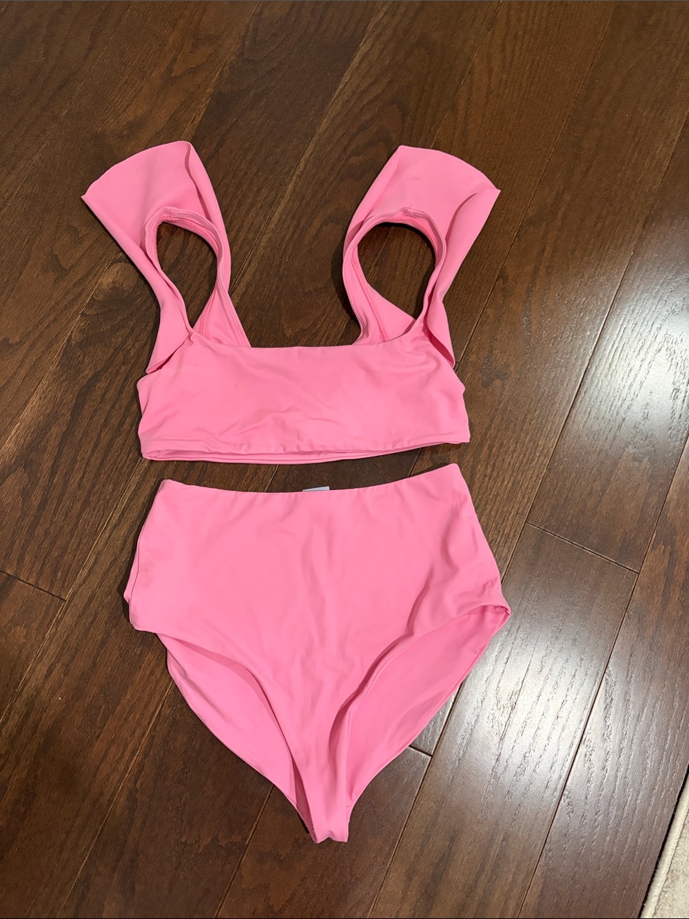 Hill House Pink High-Waist Bikini Set